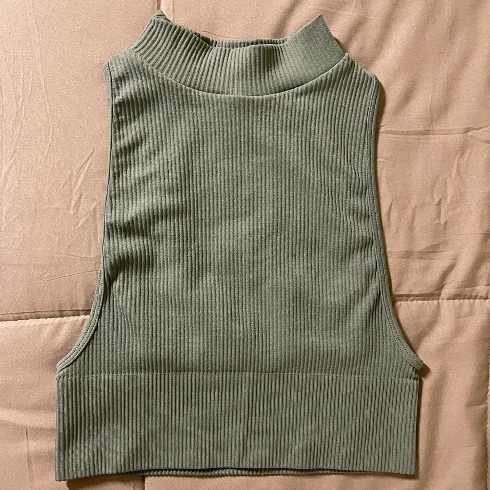 Princess Polly high neck ribbed crop top